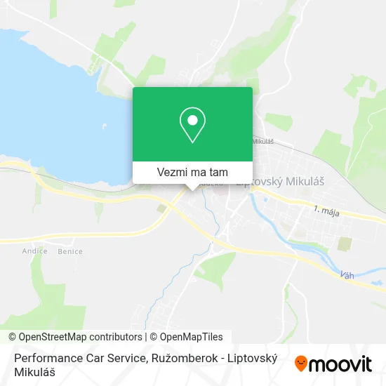 Performance Car Service mapa