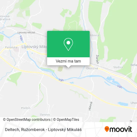 Deltech mapa