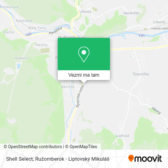 Shell Select mapa