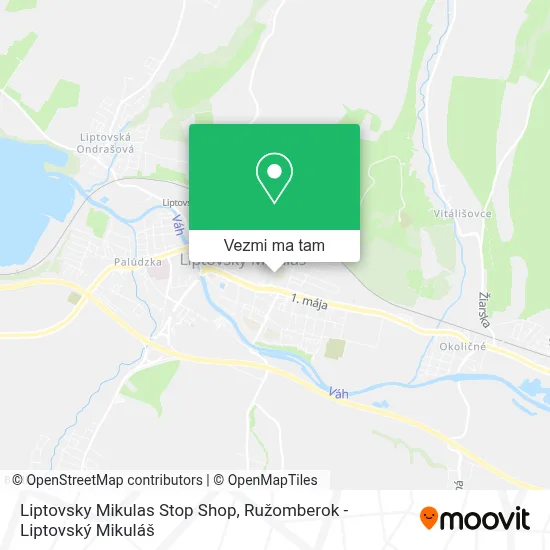 Liptovsky Mikulas Stop Shop mapa