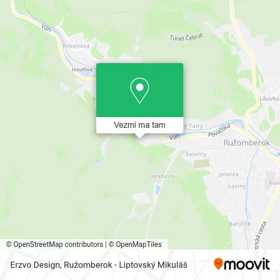 Erzvo Design mapa