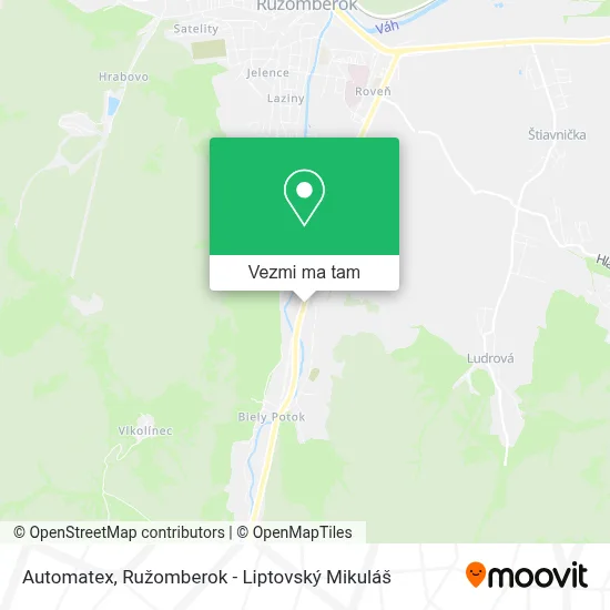 Automatex mapa