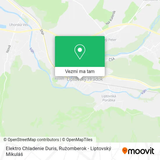 Elektro Chladenie Duris mapa