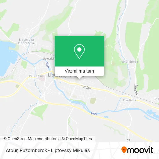 Atour mapa