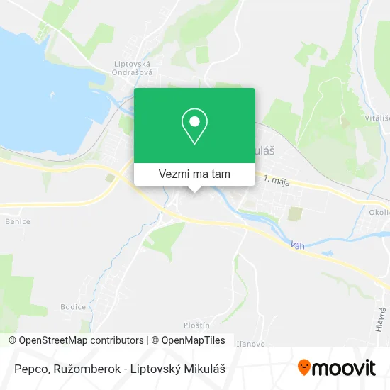 Pepco mapa