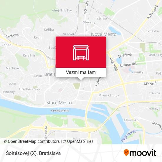 Šoltésovej (X) mapa