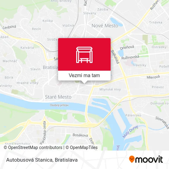 Autobusová Stanica mapa