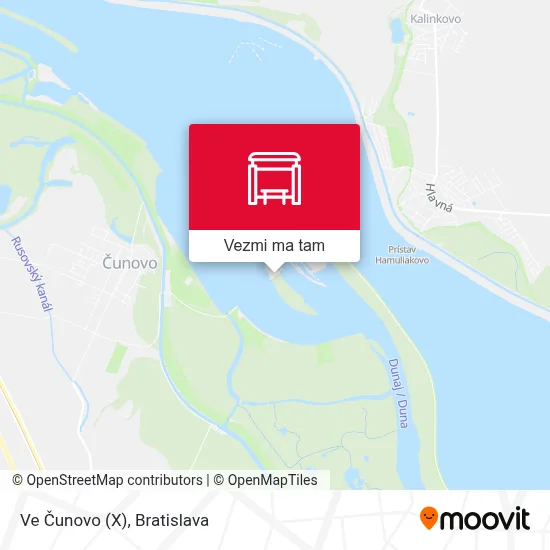 Ve Čunovo (X) mapa