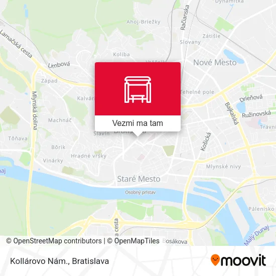 Kollárovo Nám. mapa