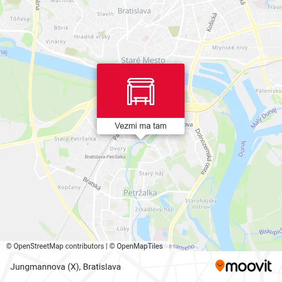 Jungmannova (X) mapa