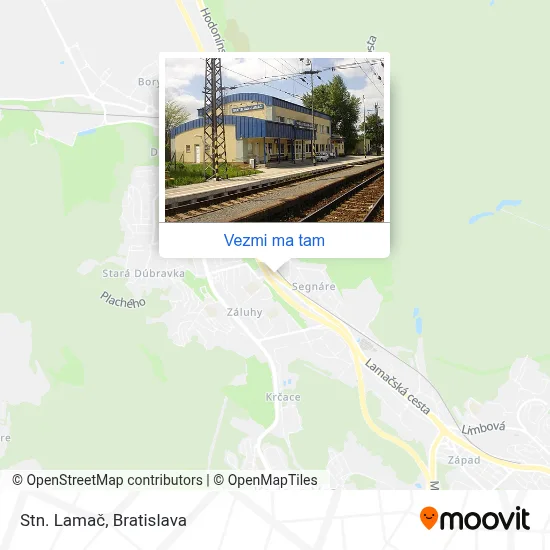 Stn. Lamač mapa