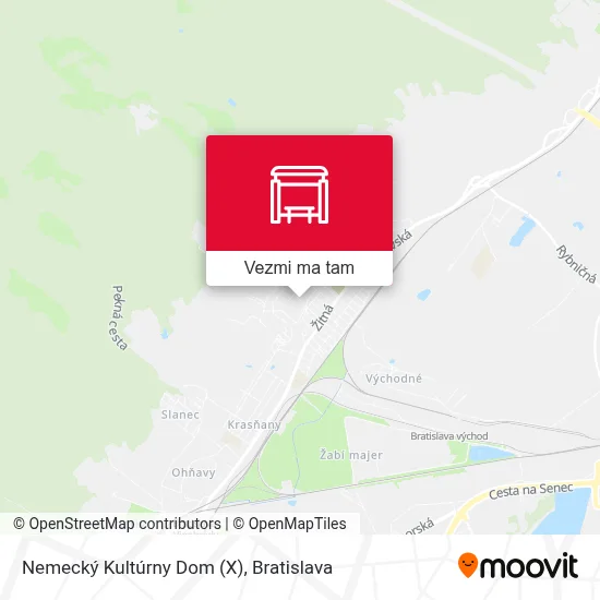 Nemecký Kultúrny Dom (X) mapa
