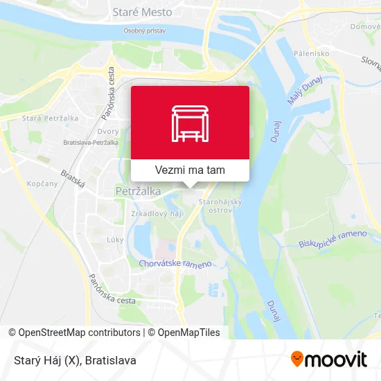 Starý Háj (X) mapa