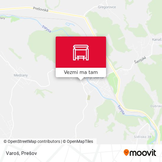 Varoš mapa