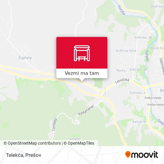 Telekča mapa