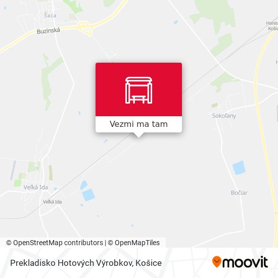 Prekladisko Hotových Výrobkov mapa