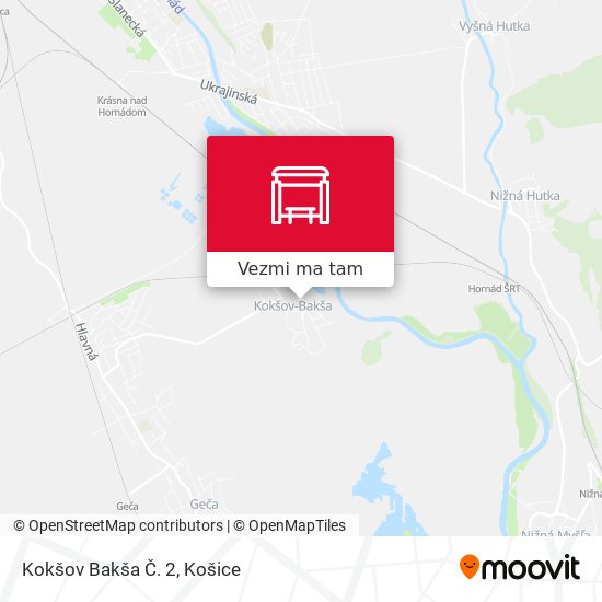 Kokšov Bakša Č. 2 mapa