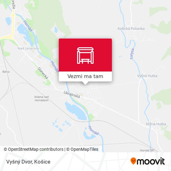 Vyšný Dvor mapa