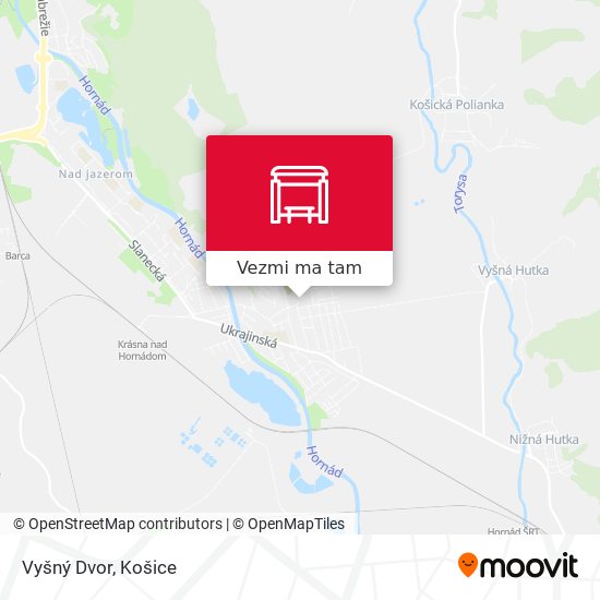 Vyšný Dvor mapa