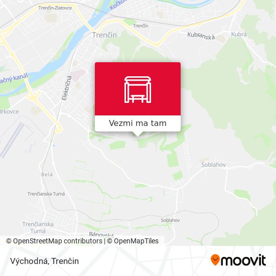 Východná mapa