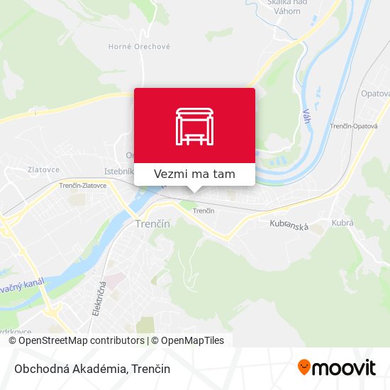 Obchodná Akadémia mapa