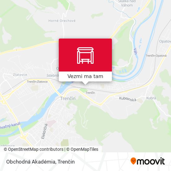 Obchodná Akadémia mapa