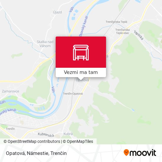 Opatová, Námestie mapa