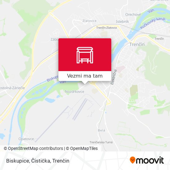 Biskupice, Čistička mapa