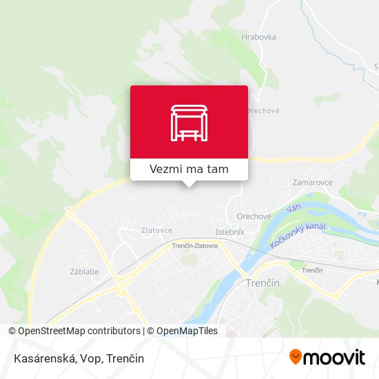 Kasárenská, Vop mapa