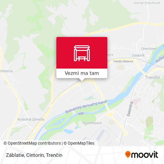 Záblatie, Cintorín mapa