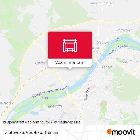 Zlatovská, Vod-Eko mapa