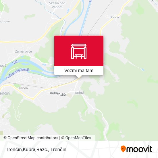 Trenčín,Kubrá,Rázc. mapa