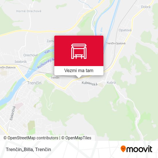 Trenčín,,Billa mapa