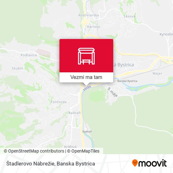 Štadlerovo Nábrežie mapa