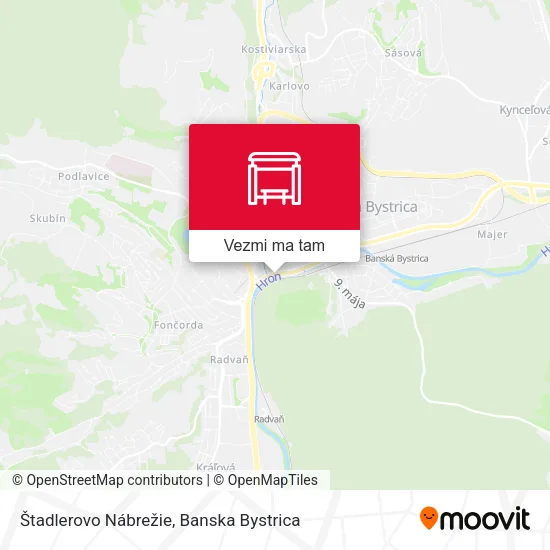 Štadlerovo Nábrežie mapa
