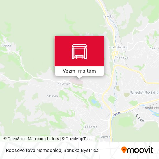 Rooseveltova Nemocnica mapa