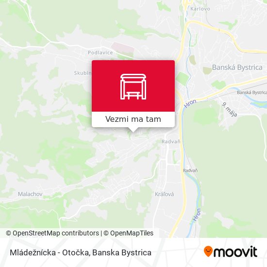 Mládežnícka - Otočka mapa