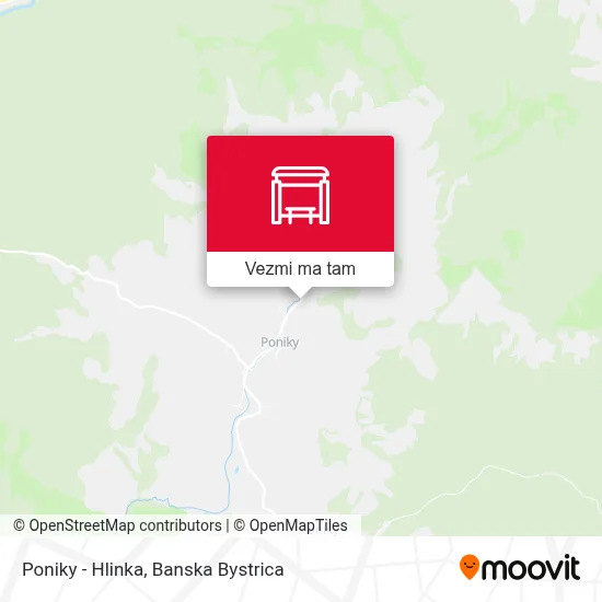 Poniky - Hlinka mapa