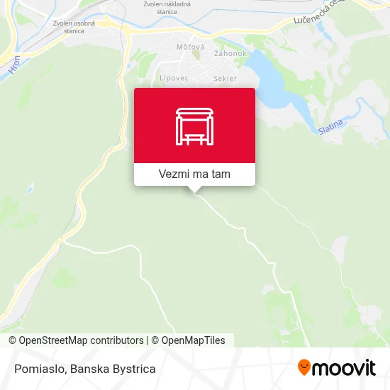 Pomiaslo mapa