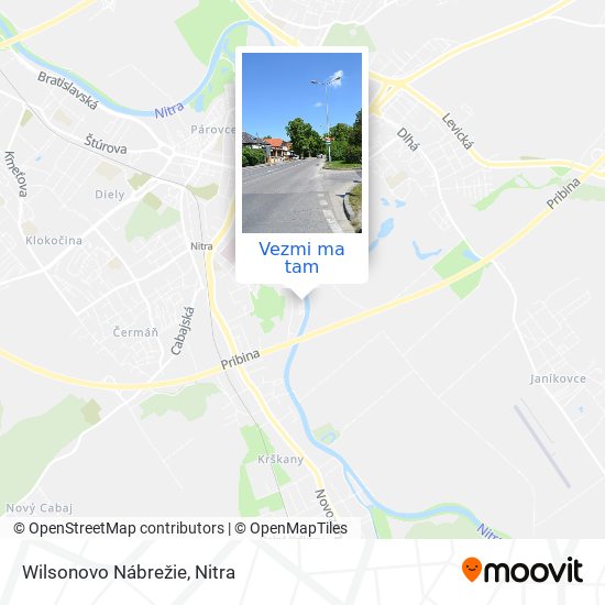 Wilsonovo Nábrežie mapa