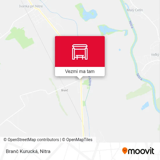 Branč Kurucká mapa