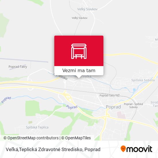 Veľká,Teplická Zdravotné Stredisko mapa