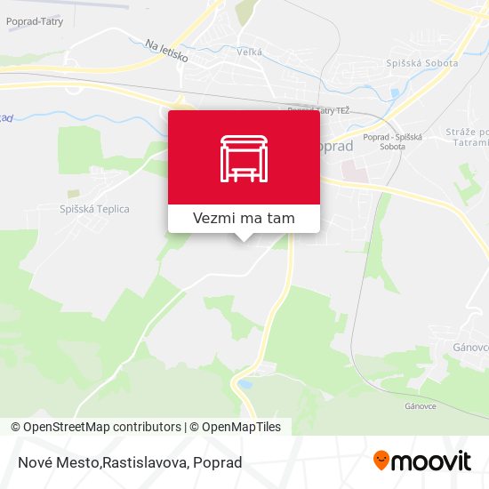 Nové Mesto,Rastislavova mapa