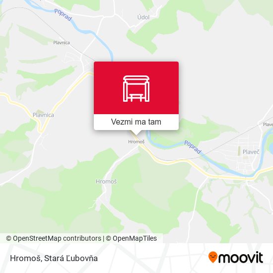 Hromoš mapa