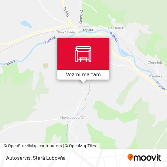 Autoservis mapa