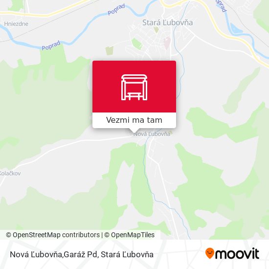Nová Ľubovňa,Garáž Pd mapa