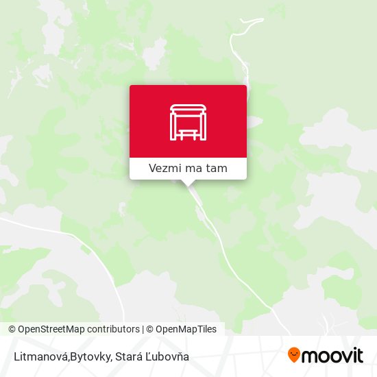 Litmanová,Bytovky mapa