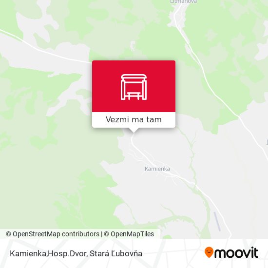 Kamienka,Hosp.Dvor mapa