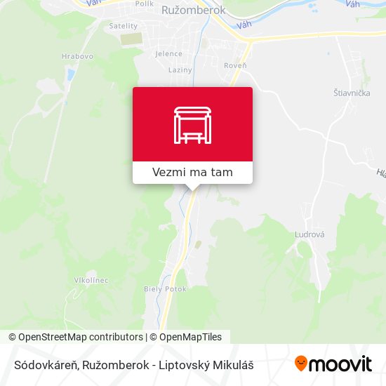 Sódovkáreň mapa