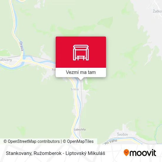 Stankovany mapa